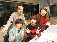 2013年1月26日 川本成さん、内藤大希さん